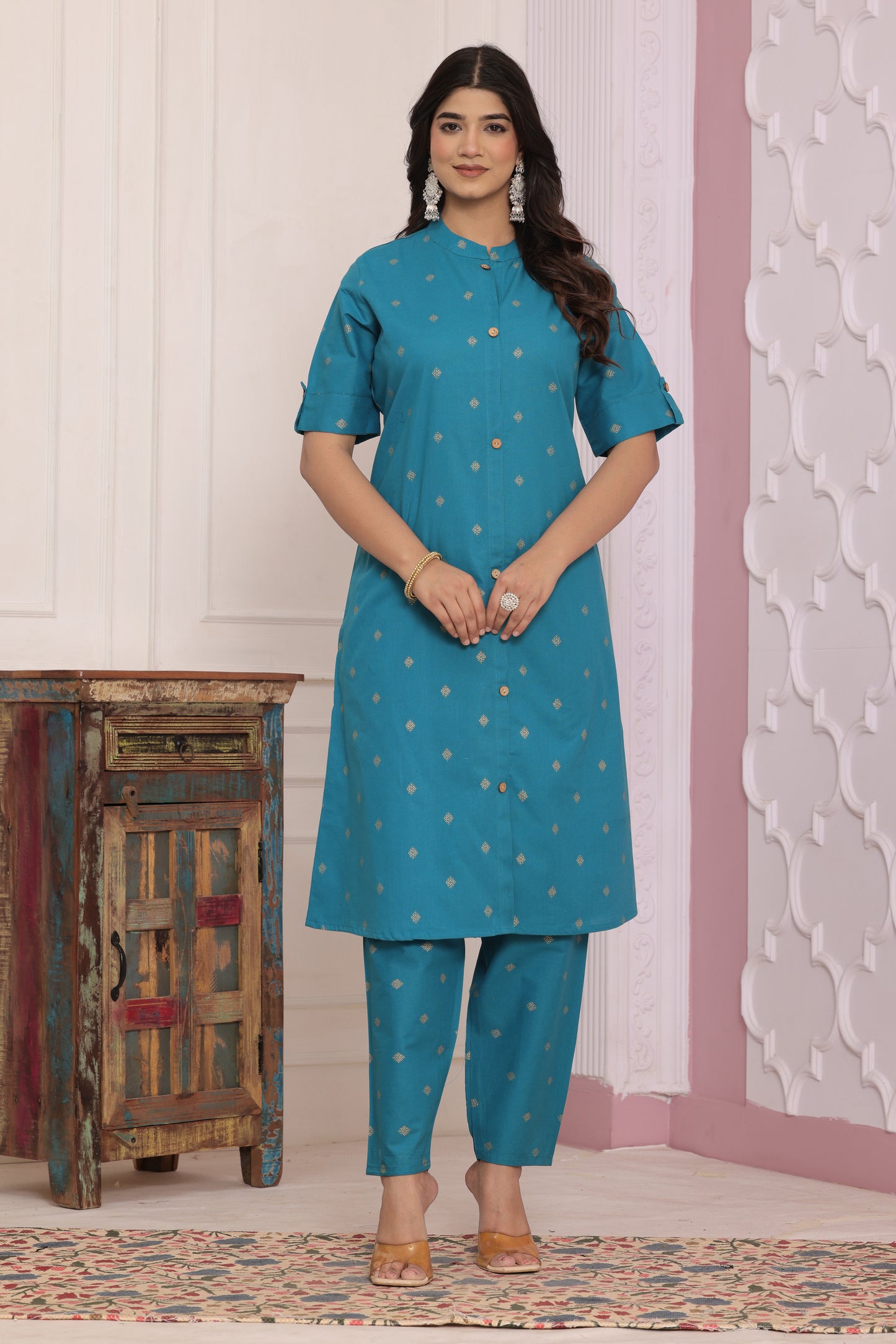 Cotton A-Line Kurti