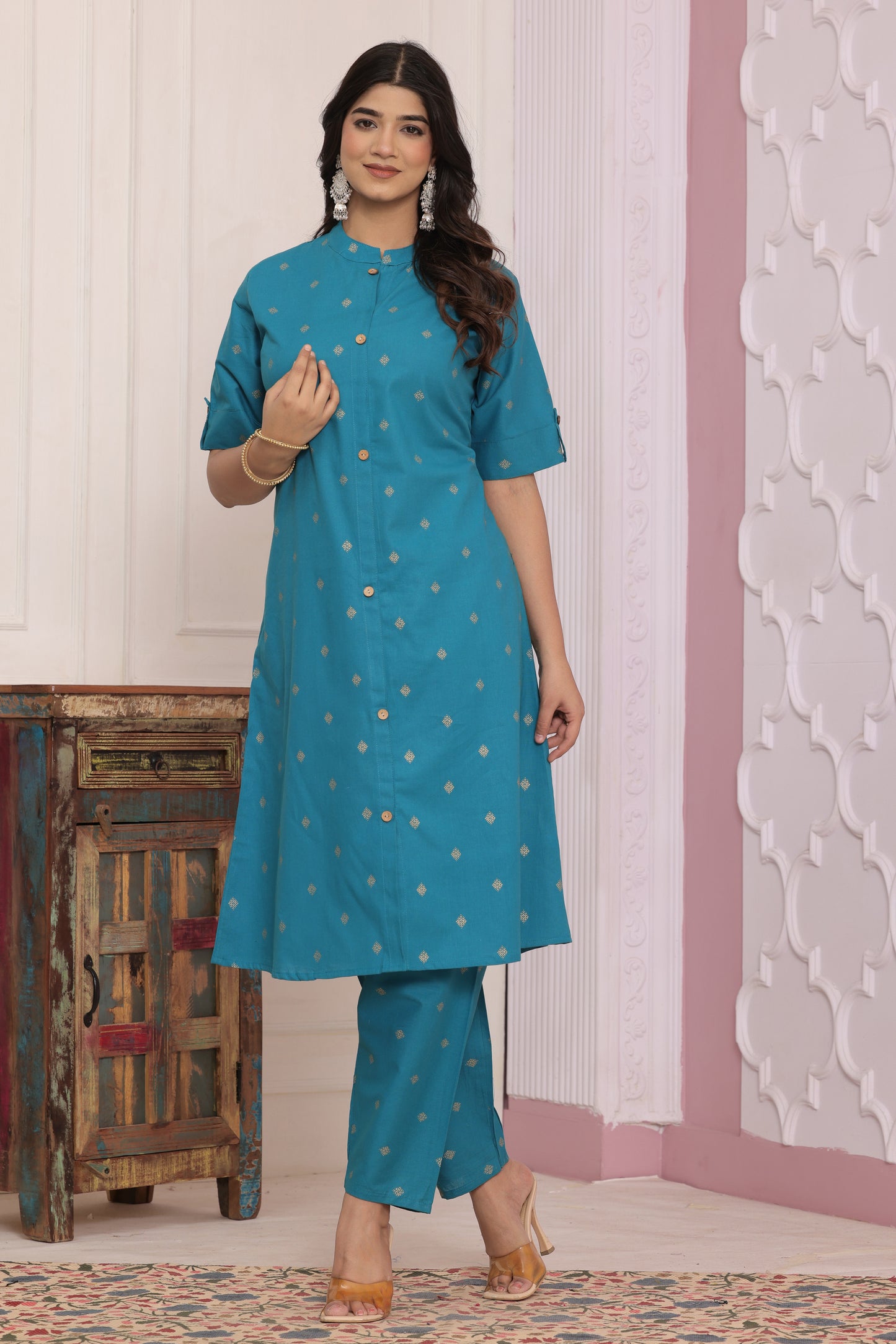 Cotton A-Line Kurti
