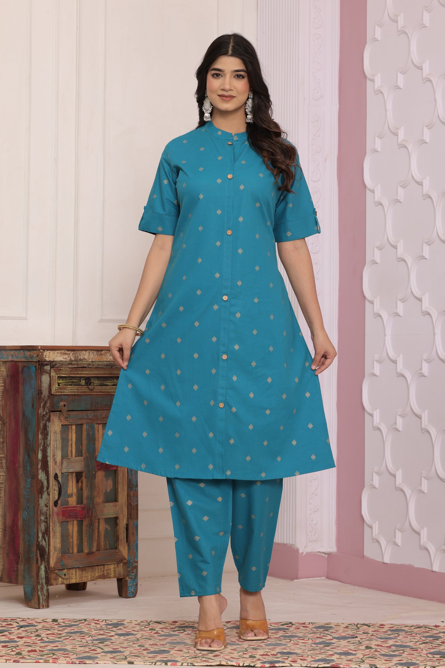 Cotton A-Line Kurti