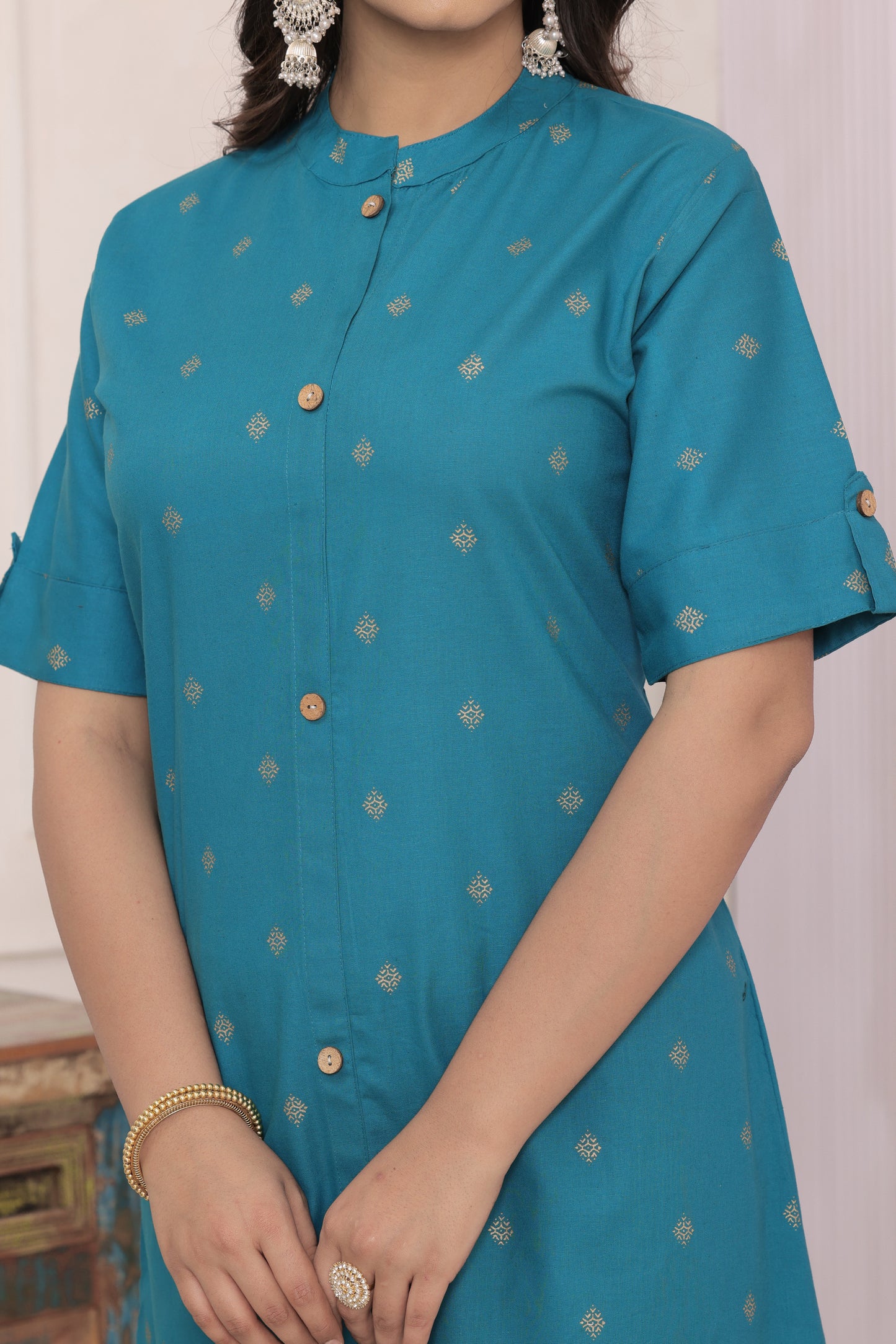Cotton A-Line Kurti