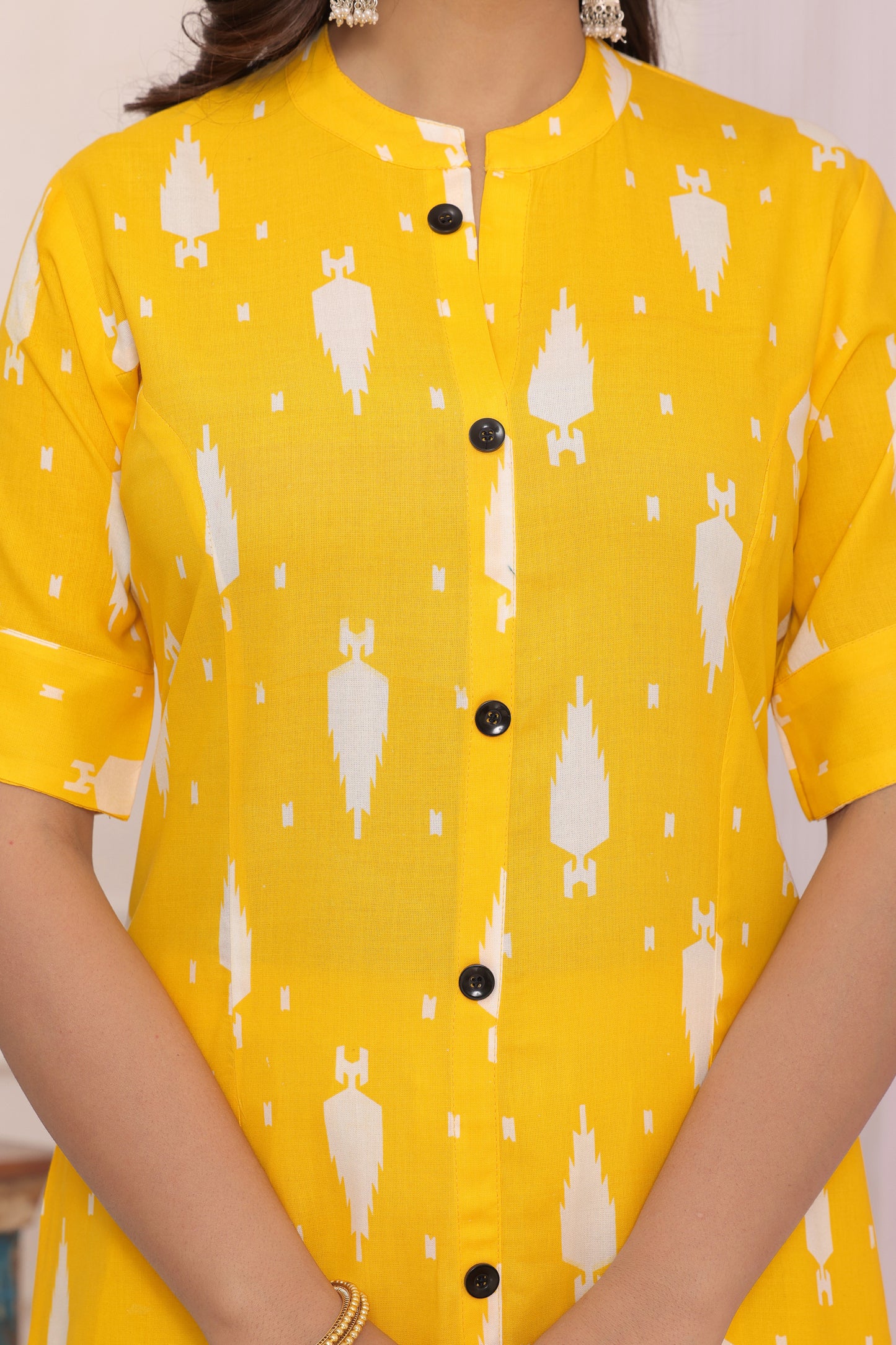 Elegant Rayon Printed Kurti Set