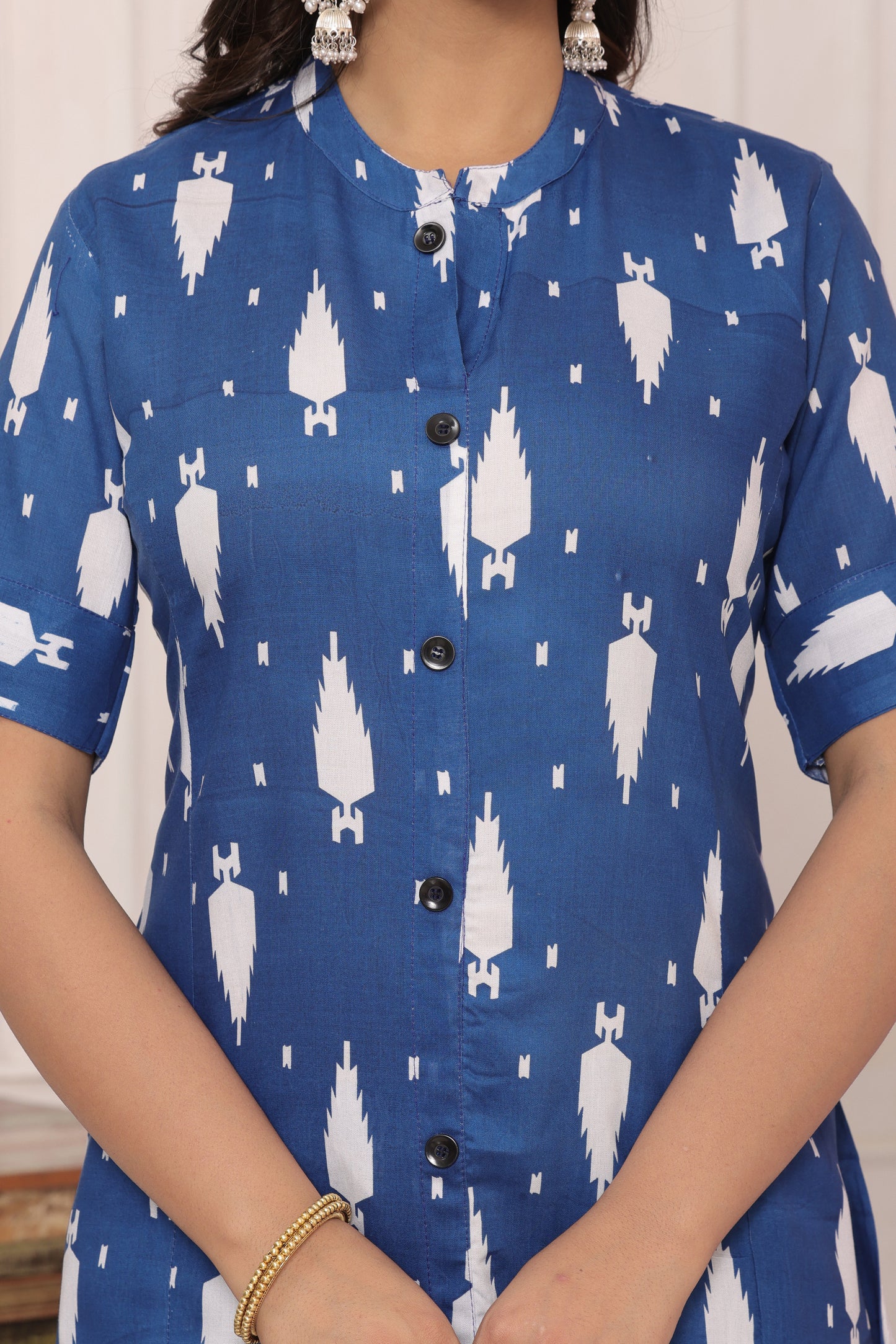 Elegant Rayon Printed Kurti Set