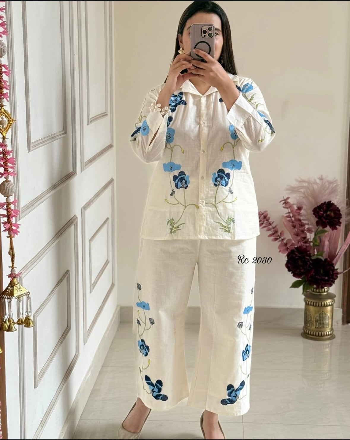 Pure Cotton Fabric Co-ord Set.