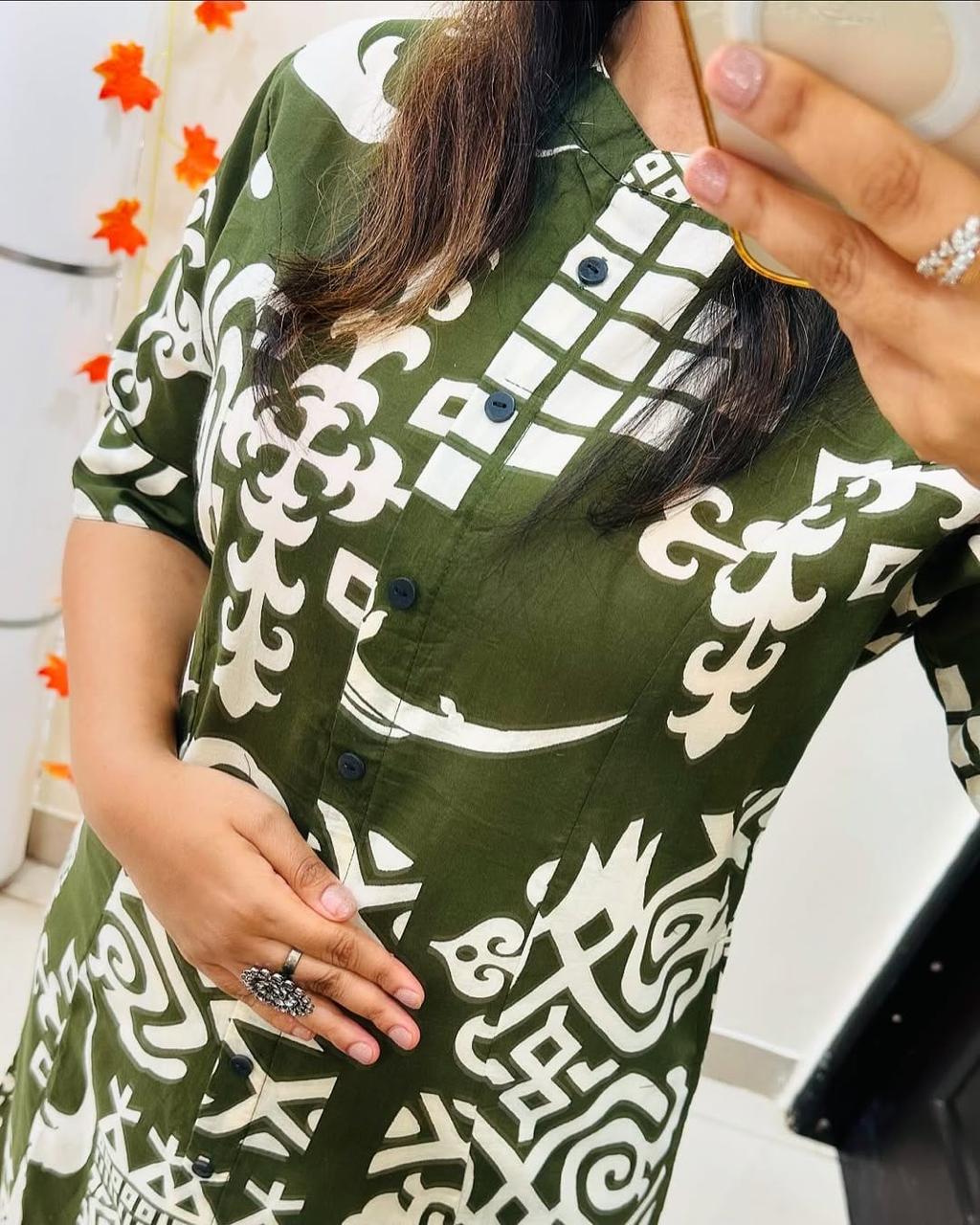 A-Line Cotton Kurti