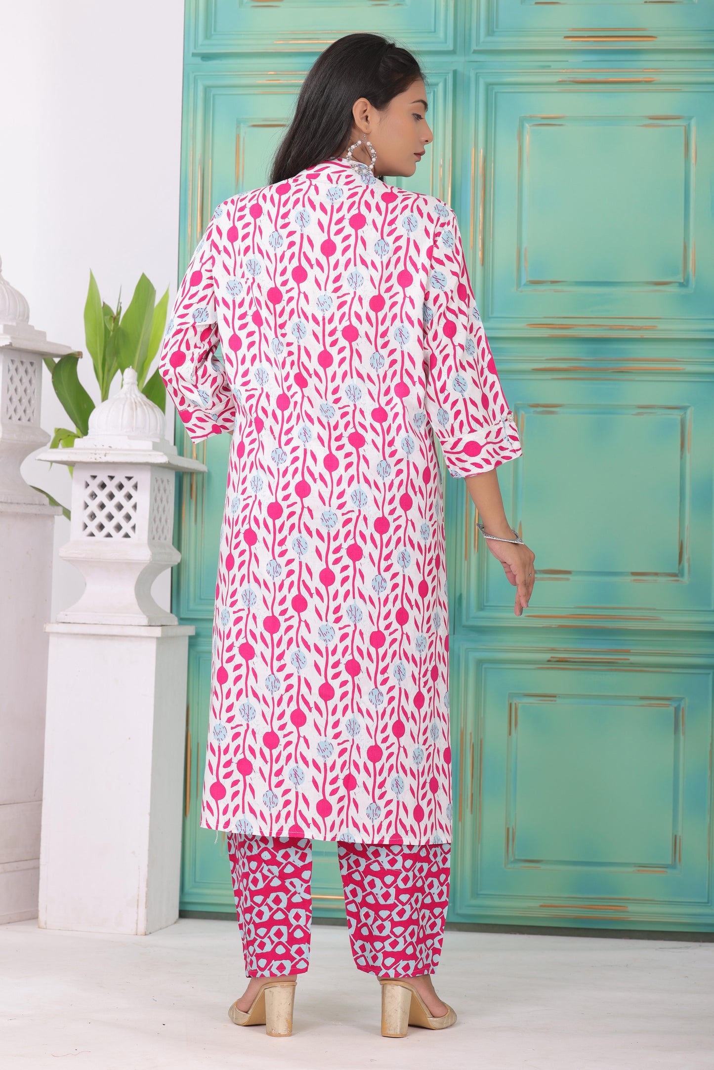 Elegant Pure Rayon Fabric Kurta Pant Set