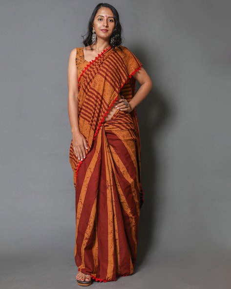 Pure Cotton Mulmul Printed Saree