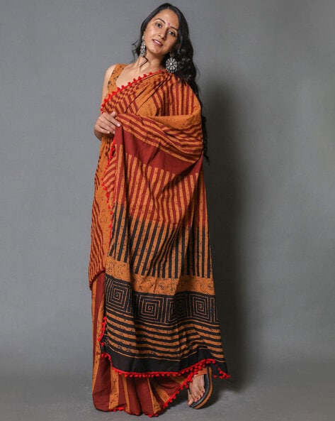 Pure Cotton Mulmul Printed Saree