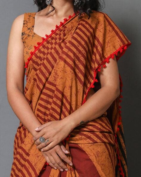 Pure Cotton Mulmul Printed Saree