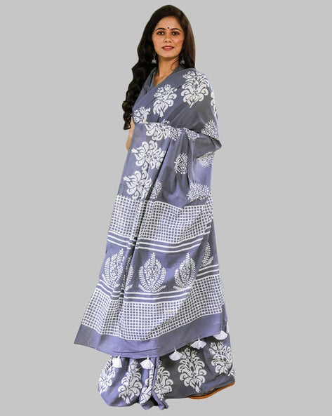 Pure Cotton Mulmul Printed Saree