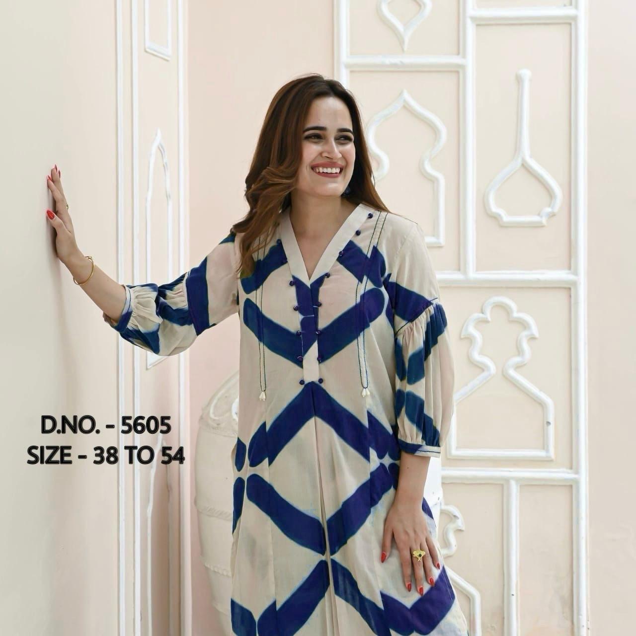 Heavy Rayon Digital print Fabric Kurta With Pant Co-ord set