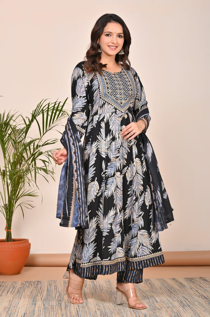 Stylish Surat Rayon Kurti Set with Digital Printed Dupatta