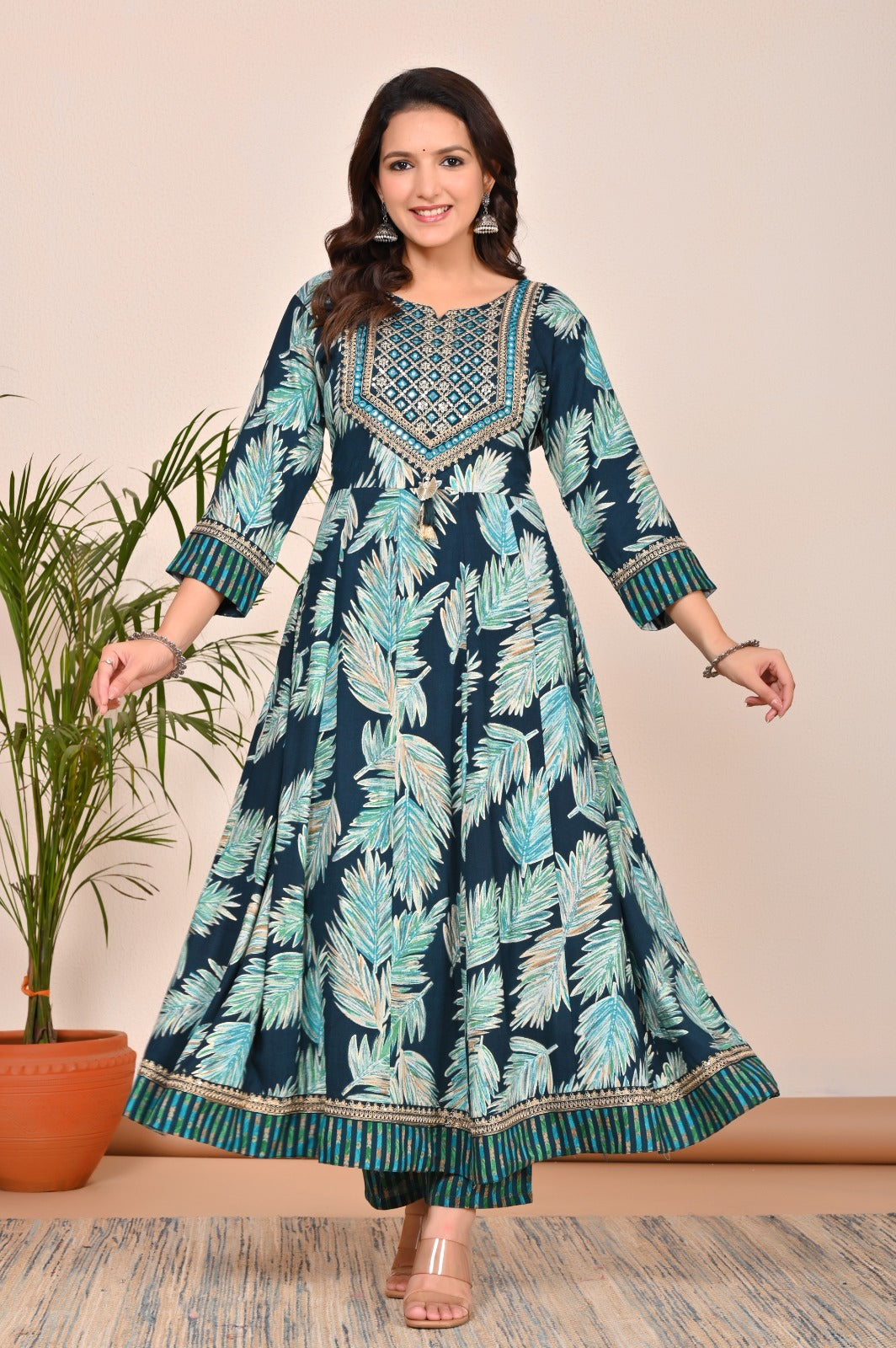 Stylish Surat Rayon Kurti Set with Digital Printed Dupatta