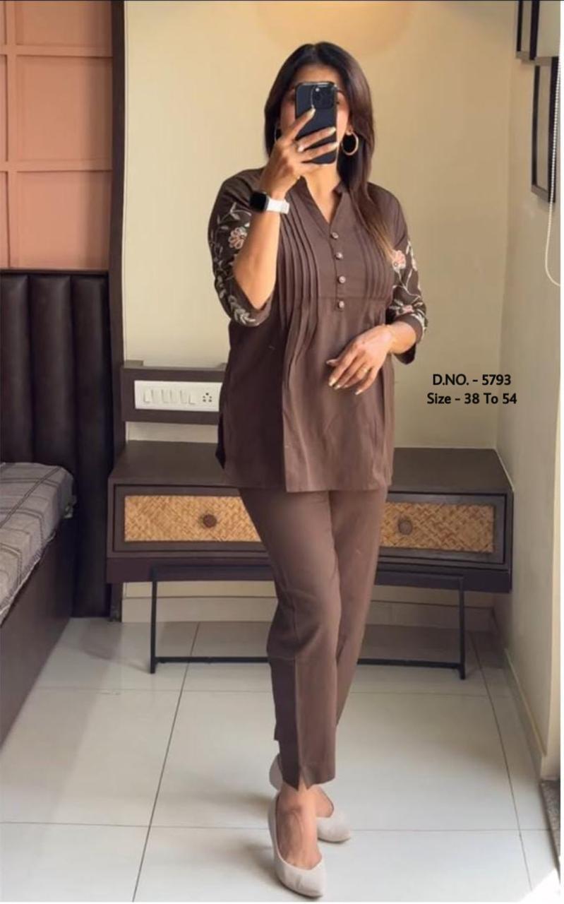 Heavy Cotton Slub/Flex (Khadi) Embroidered Short Shirt & Pant Co-ord Set