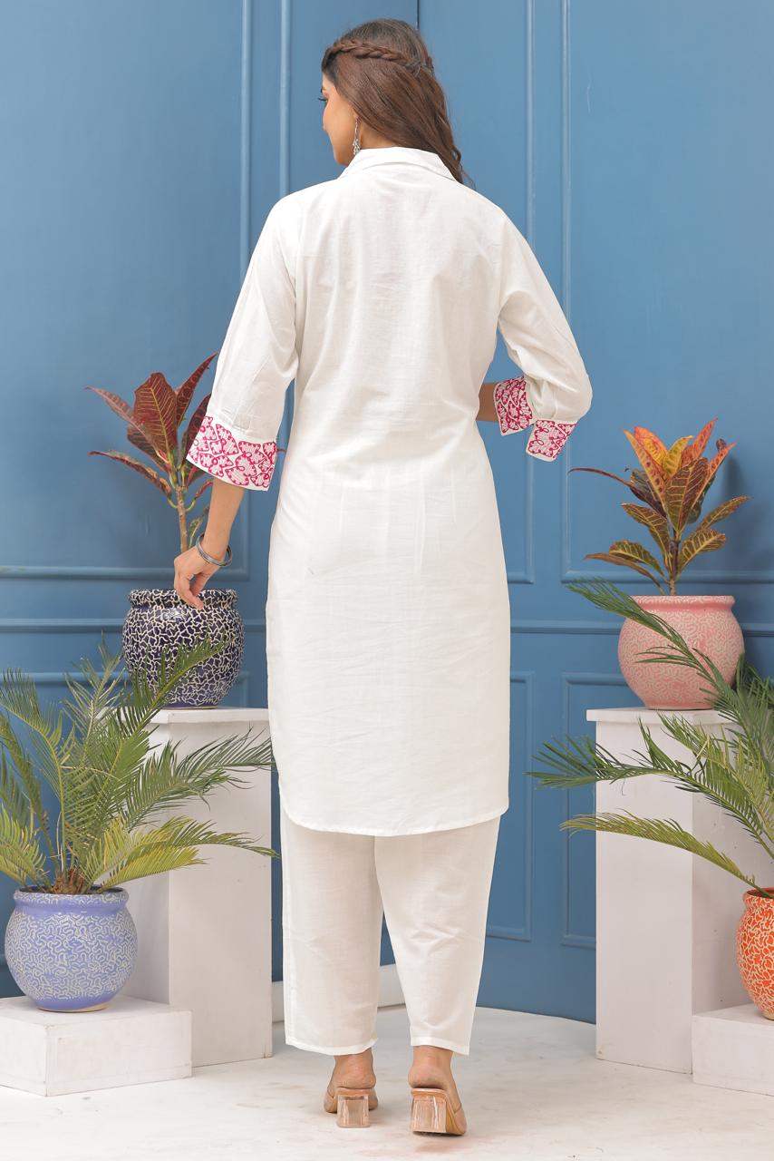 Pure Cotton Flex Best Quality Fabric Kurta And Pant Set.