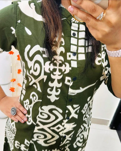 A-Line Cotton Kurti