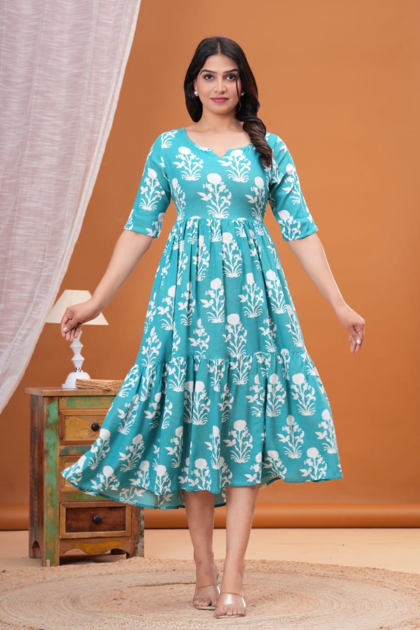 Pure Rayon Fabric Single Kurti For Ladies And Women.