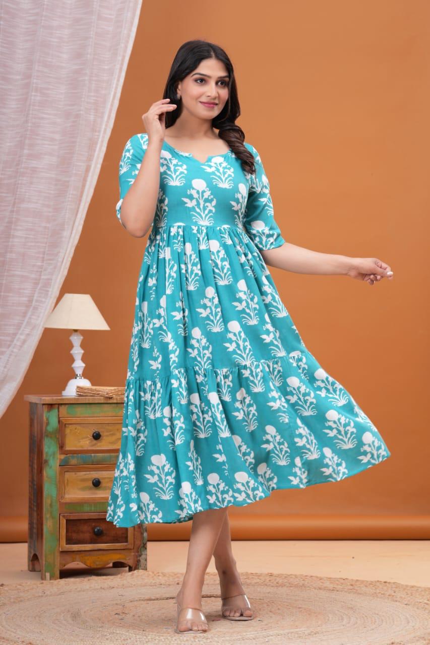 Pure Rayon Fabric Single Kurti For Ladies And Women.