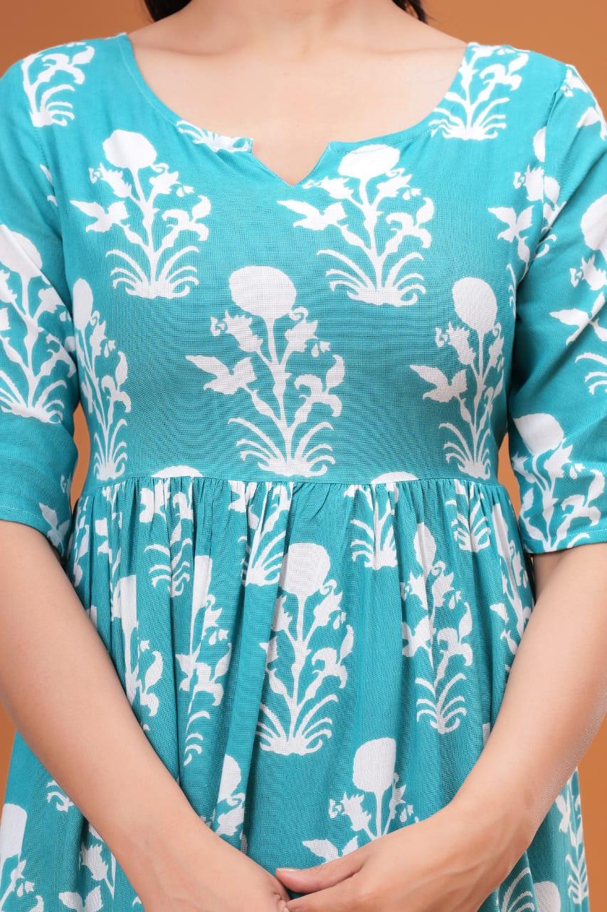 Pure Rayon Fabric Single Kurti For Ladies And Women.
