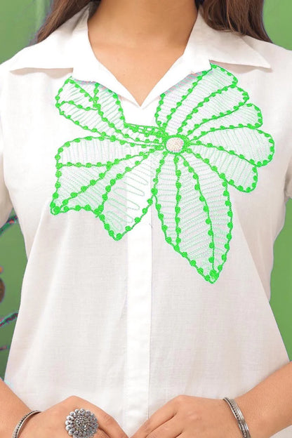 Pure  Cotton Cambric Best Quality Fabric Kurta And Pant Set