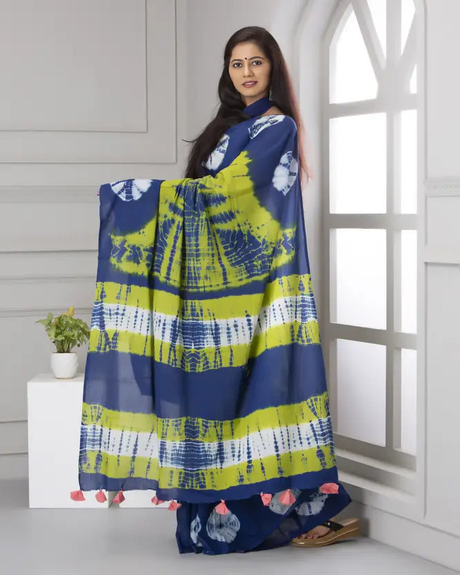 Pure Cotton Mulmul Printed Saree