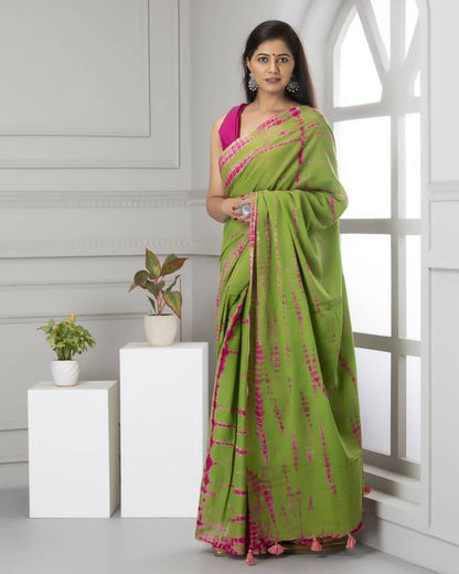 Pure Cotton Mulmul Printed Saree